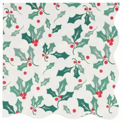 Meri Meri Grandes serviettes Houx - set de 16 Multicolore Sale