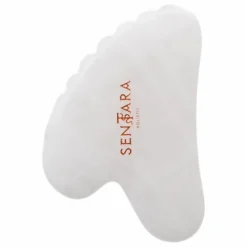 Discount Sentara Gua Sha Cœur à dents Jade Blanc