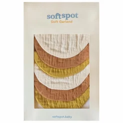 Enfant Soft Spot Décoration Murale|Déco Murale Enfant|Guirlande en coton bio |