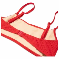 Miska Paris Haut de Maillot de Bain Bralette Gaufré | Rouge Discount