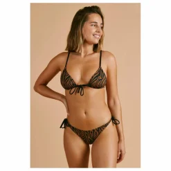 Anja Paris Haut de Maillot Le Divin Zèbre | Marron