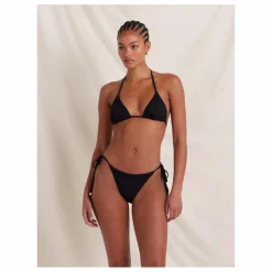 Best Peony Haut de Maillot Memoir Brodé Fibres Recyclées | Noir