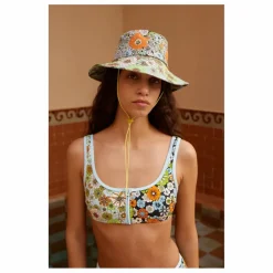 Alémais Haut de Maillot Orange Blossom Fibres Recyclées | Bleu ciel