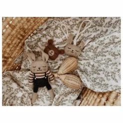 Main Sauvage Hochet à suspendre Lapin | Beige