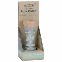 Little Dutch Jouets D'Éveil|Hochets Et Anneaux De Dentition|Hochet de pluie en bois FSC - Forest Friends |