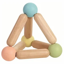 Plan Toys Hochet triangle pastel Multicolore Sale