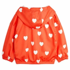 Mini Rodini Hoodie Cœur Matière Recyclée | Rouge