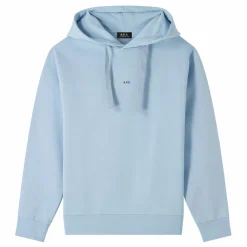 A.P.C. Hoodie Larry Coton Bio | Bleu ciel Online
