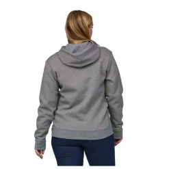 Patagonia Hoodie Logo - Collection Homme | Gris chiné foncé Discount