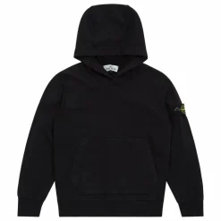 Stone Island Hoodie Logo | Noir Best
