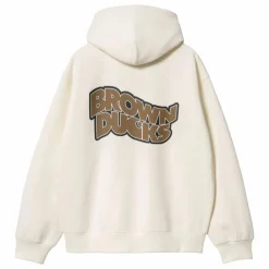 Homme Carhartt WIP Hoodie Zippé Brown Ducks |