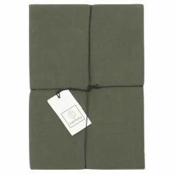 Haomy Housse de couette Dili en voile de coton | Vert kaki Discount
