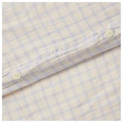 garbo&friends Housse de couette Gingham Sky | Bleu ciel Outlet