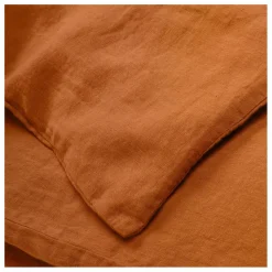 Communauté de biens Housse de couette Lin lavé | Caramel Hot