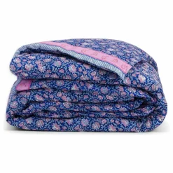 Louise Misha Housse de couette Noemie en coton bio | Bleu foncé