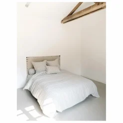 Le Monde Sauvage Housse de couette Sandhills en lin | Blanc cassé New