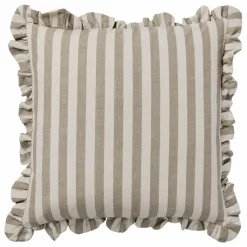 Sale Broste Copenhagen Housse de coussin carré Ina | Marron