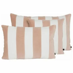 Haomy Housse de coussin en lin et velours Perth |