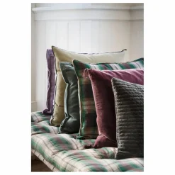 Madam Stoltz Housse de coussin en lin et coton |