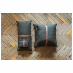 Libeco Housse de coussin Jasper | Gris anthracite Best
