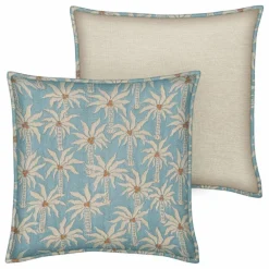 Palais Housse de coussin Laura | Bleu Glacier Online
