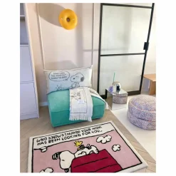 Best Maison Deux Housse de coussin Peanuts Comic | Noir