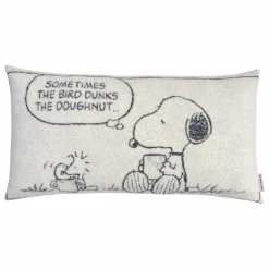 Best Maison Deux Housse de coussin Peanuts Comic | Noir