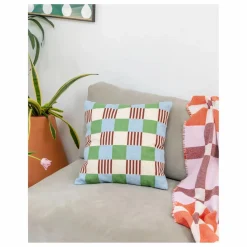 Online Tarta Gelatina Housse de coussin Playground | Bleu