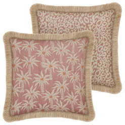 Palais Housse de coussin réversible Laura x Maya | Rose Online