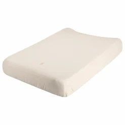 garbo&friends Housse de matelas à langer en mousseline de coton Crème Online