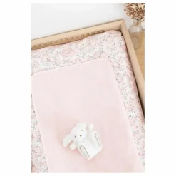 Tartine et Chocolat Housse de matelas à langer Jardin Hivernal | Rose Discount