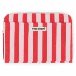 Rose in April Housse d'ordinateur Octave rayée | Rouge Discount