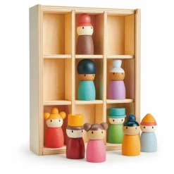 Tender Leaf Toys Hôtel Happy Folk et ses personnages en bois Multicolore Outlet