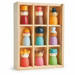 Tender Leaf Toys Hôtel Happy Folk et ses personnages en bois Multicolore Outlet