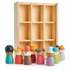 Tender Leaf Toys Hôtel Happy Folk et ses personnages en bois Multicolore Outlet