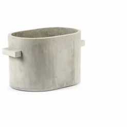 Serax Jardinière Oval en béton | Gris New