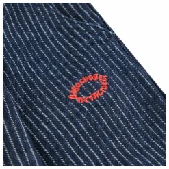 Bobo Choses Jean Balloon Rayé Coton Bio | Bleu