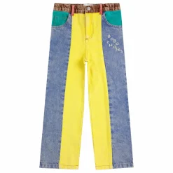 Enfant Bobo Choses Pantalons Jeggings|Pantalons, Joggers|Jean Colorblock Coton Bio |
