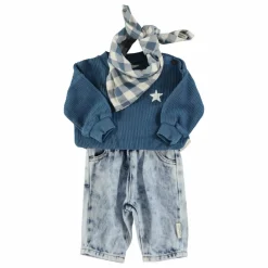 Best Piupiuchick Jean Droit Délavé Bébé | Bleu Clair