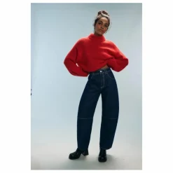 Nitah Jean Josef Coton Bio | Denim brut Outlet