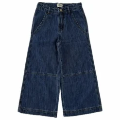 Enfant Longlivethequeen Pantalons, Jeans|Pantalons Jeggings|Jean Large Surpiqûres |