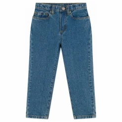 Enfant Petit Bateau Pantalons, Joggers|Jean Straight Brut Coton Bio |