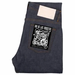 Naked & Famous Jean Weird Guy Dia De Los Muertos Selvedge | Indigo Online