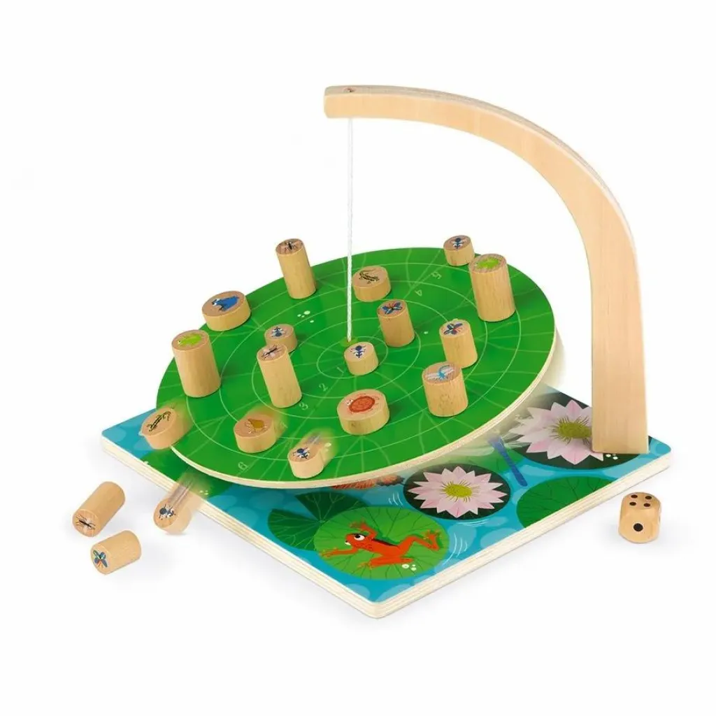Janod Jeux De Société|Jeux Éducatifs|Jeu d'adresse Waterlily Challenge