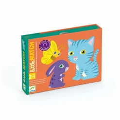 Sale Djeco Jeu d'association des formes et couleurs Little Match Multicolore