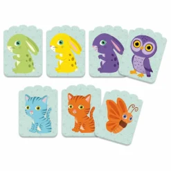 Sale Djeco Jeu d'association des formes et couleurs Little Match Multicolore