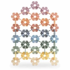 Sale Mushie Jeu de construction Connect Hex Multicolore