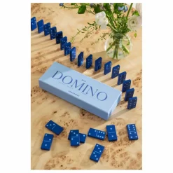 PrintWorks Jeu de Domino | Bleu foncé