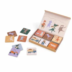 Best Sebra Jeu de mémo Builders Multicolore