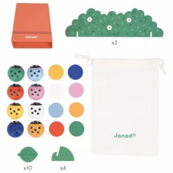 Janod Jeux Éducatifs|Jeu de mémo- Coccinelles